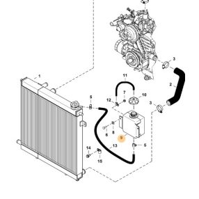 kiegyenlítő tartály sapka