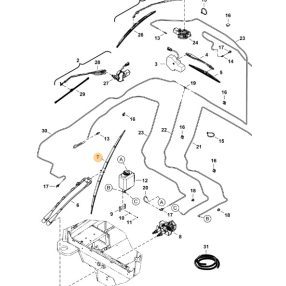 Első ablaktörlő lapát