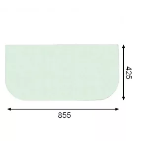 fülkeüveg első alsó